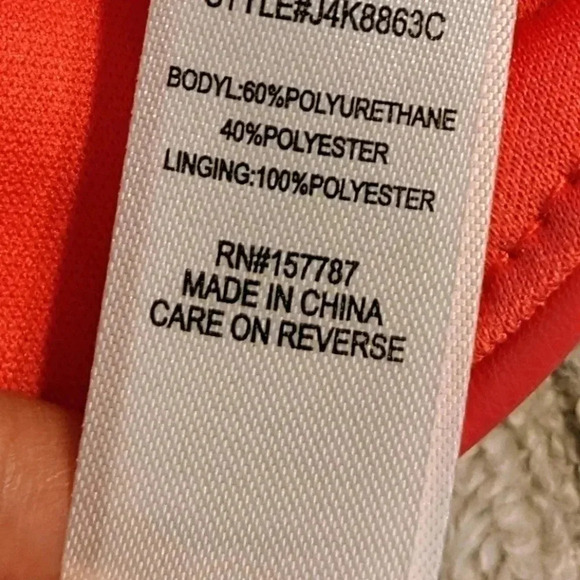 Women's Pink Vegan Leather Corset-like‎ Cropped Spaghetti Straps Top Sz. L NWT - Picture 8 of 8